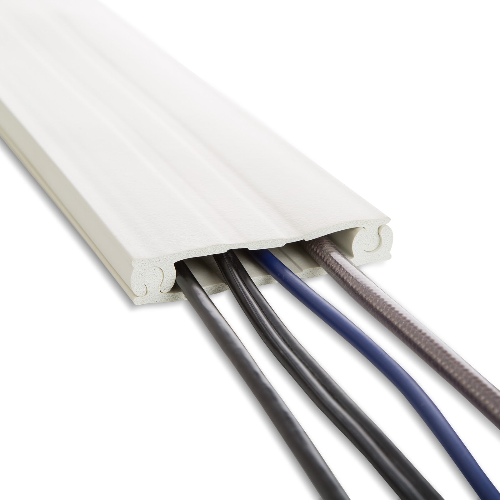 UT Wire 10' Cord Channel for Wall Cover Conceal, Paintable White 